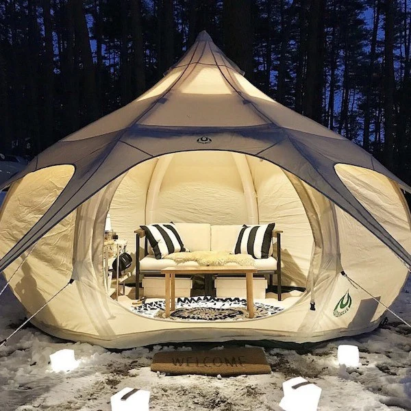 3m Airbud - ett uppblåsbart tält från Lotus Belle