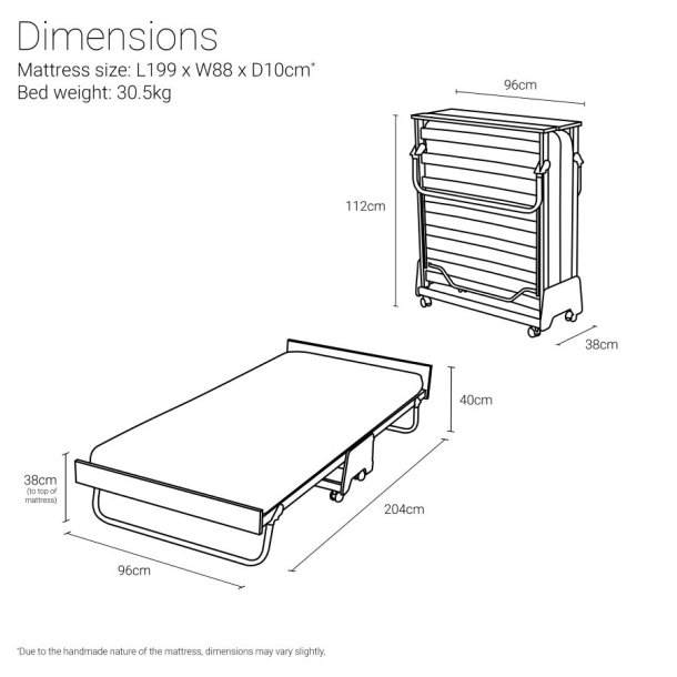 Jay-Be� J-Bed G�sts�ng med Micro e-Pocket� Madrass