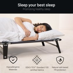 Jay-Be LE59 Lite Gjesteseng med e-Fibre Isolasjonsmatte