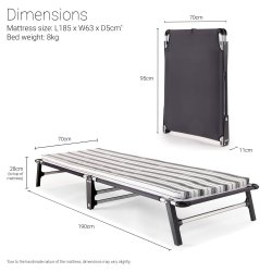 Jay-Be� ME70 Mobile Extras�ng med Comfort Madrass