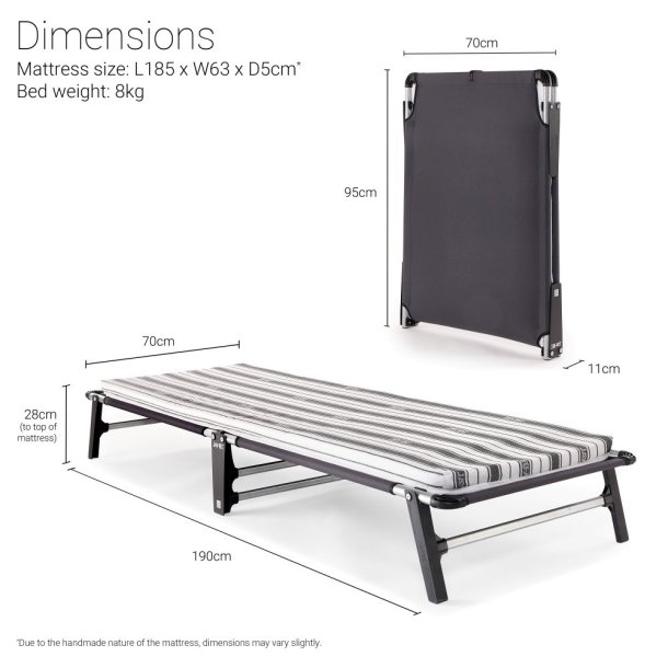 Jay-Be� ME70 Mobile Extras�ng med Comfort Madrass