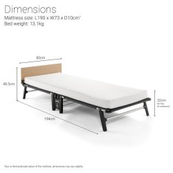 Jay-Be� QM80 Quick Extras�ng med Memory Madrass