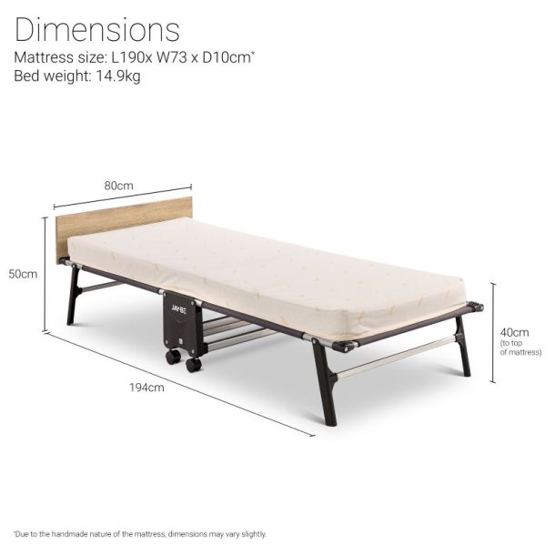 Jay-Be� TC80 Tourist G�sts�ng med Contract Comfort Madrass