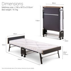 Jay-Be� GP80 Grand G�sts�ng med e-Pocket� Madrass