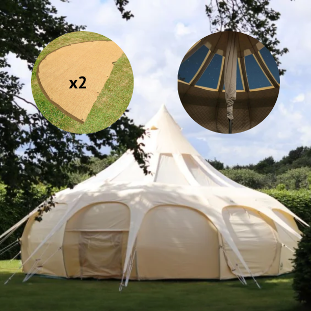 6m Stargazer inkl. isolering og kokostppe
