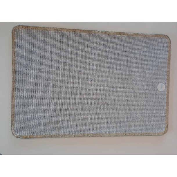 Fladtvvet gulvtppe (rundt)