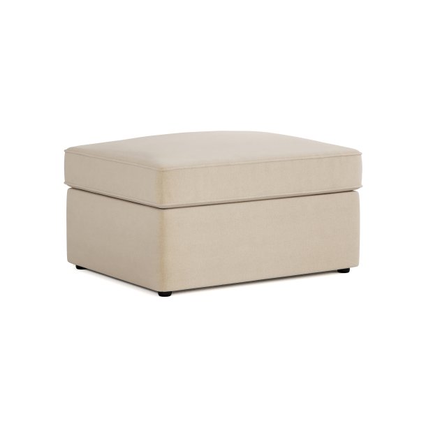 Jay-Be Puf med gsteseng - Lys Beige - Brushed Twill - Forudbestil