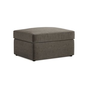 Jay-Be Sittpuff med Inbyggd Hopfllbar Gstsng - Mrkgr - Brushed Twill