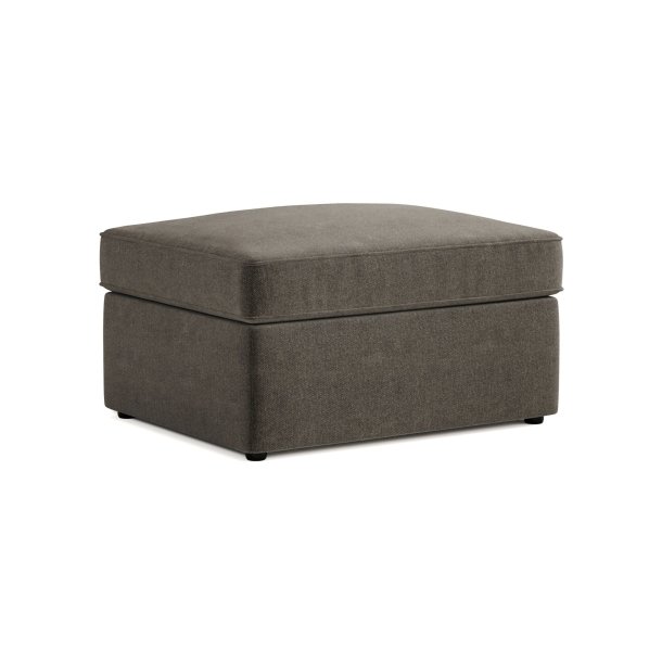 Jay-Be Puf med gsteseng - Mrkegr - Brushed Twill - Demo