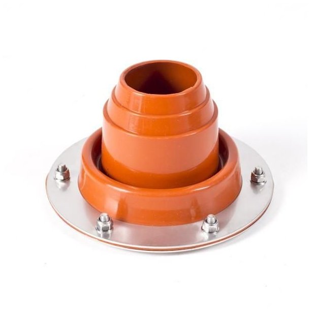 Frontier Plus tlt vedspis med skorsten &amp; flashing kit