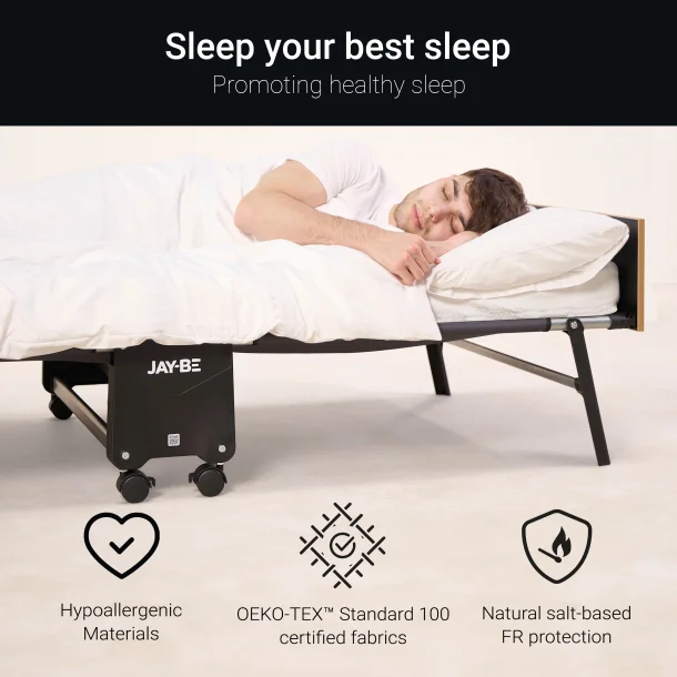 Jay-Be RM80 Rollaway Hopfllbar gstsng med Memory e-Fibre Madrass