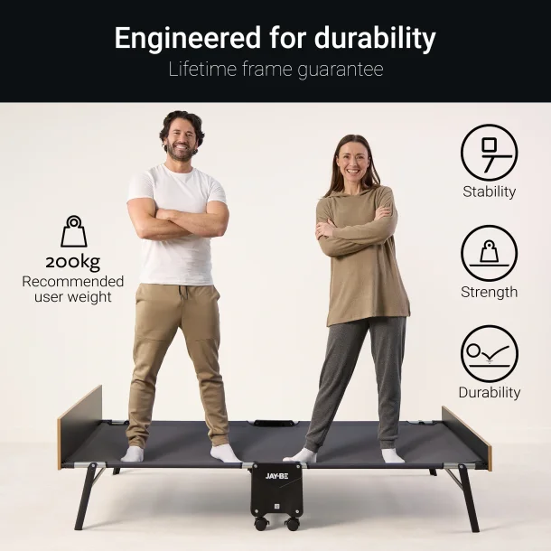 Jay-Be GP120 Grand gjesteseng med e-Pocket Madrass - 120cm