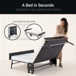 Jay-Be GP120 Grand gjesteseng med e-Pocket Madrass - 120cm