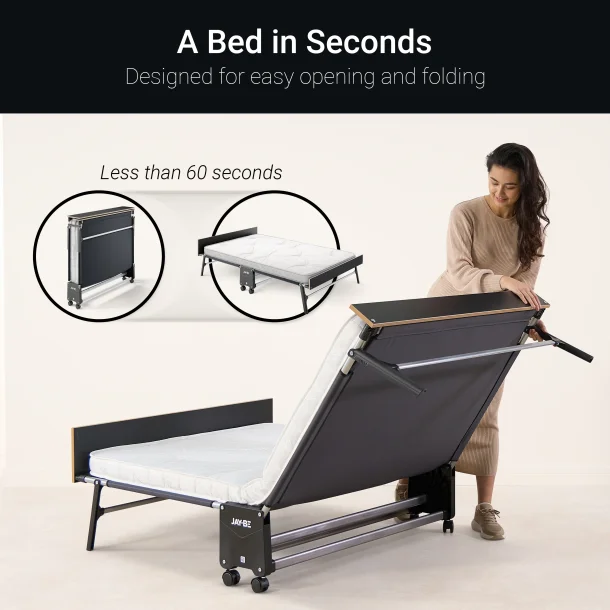 Jay-Be GP120 Grand gjesteseng med e-Pocket Madrass - 120cm