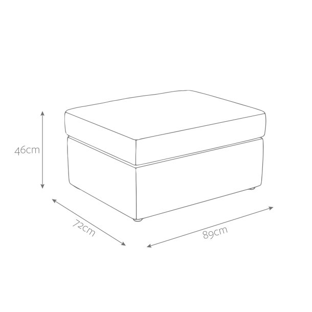 Jay-Be Sittpuff med Inbyggd Hopfllbar Gstsng - Ljusgr - Brushed Twill