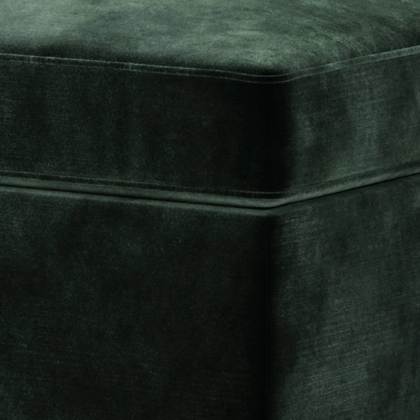 Jay-Be Sittpuff med Inbyggd Hopfllbar Gstsng - Ljusgr - Brushed Twill