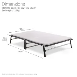 Jay-Be CE120 Compact Gjesteseng med e-Fibre Madrass - 120cm