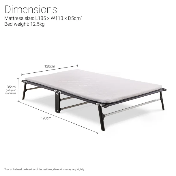 Jay-Be CE120 Compact Gjesteseng med e-Fibre Madrass - 120cm