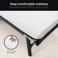 Jay-Be RE80 Rollaway Gjesteseng med e-Fibre Madrass