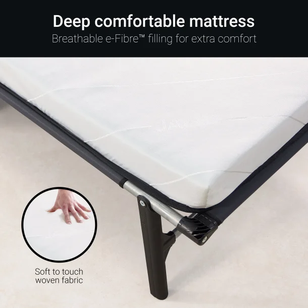 Jay-Be RE80 Rollaway Gjesteseng med e-Fibre Madrass