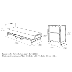 Jay-Be Crown Windermere Gstsng "Sjukhus och vrdhem"