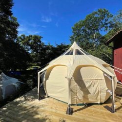 Bardunholdere - spar plads rundt om teltet!